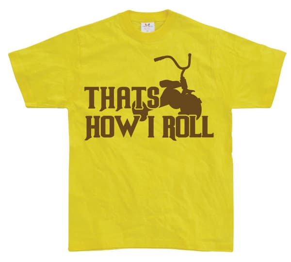 Thats How I Roll! T-Shirt Yellow Small