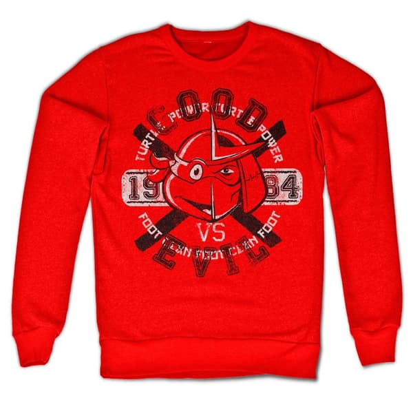 TMNT Good VS Evil Sweatshirt Red XX-Large