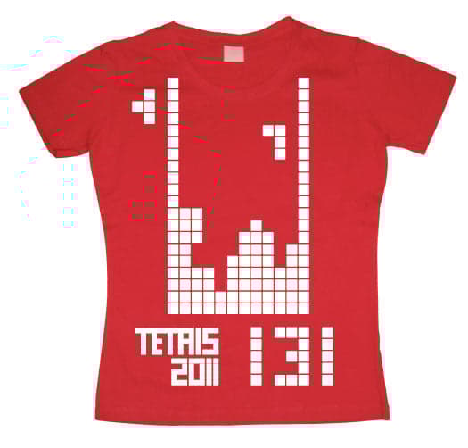 TETRIS 2011 Girly Tee