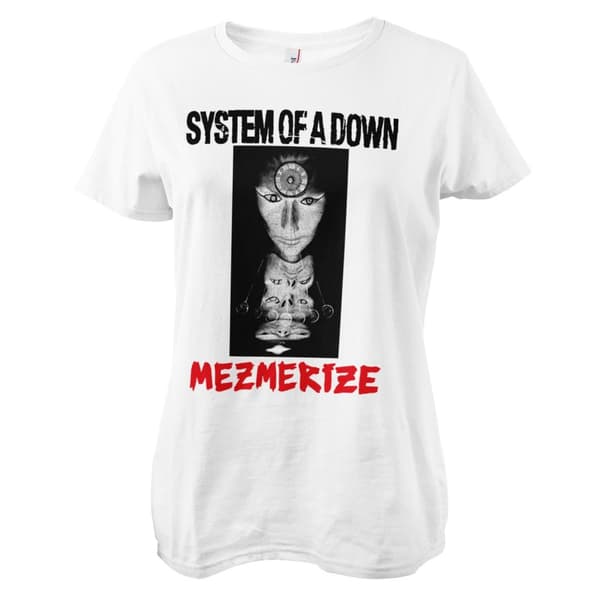 System Of A Down - Mezmerize Girly Tee White Medium