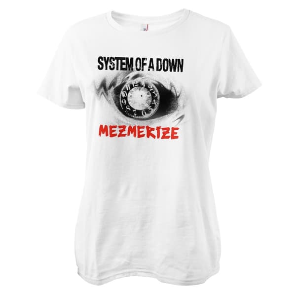System Of A Down - Mezmerize Clock Girly Tee White X-Large