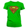 Miniatyrbild 4 av 6: Superman Washed Shield Girly T-Shirt
