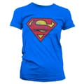 Miniatyrbild 2 av 6: Superman Washed Shield Girly T-Shirt