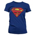 Miniatyrbild 1 av 6: Superman Washed Shield Girly T-Shirt
