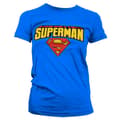 Pikkukuva 1 / 6: Superman Blockletter Logo Girly T-Shirt