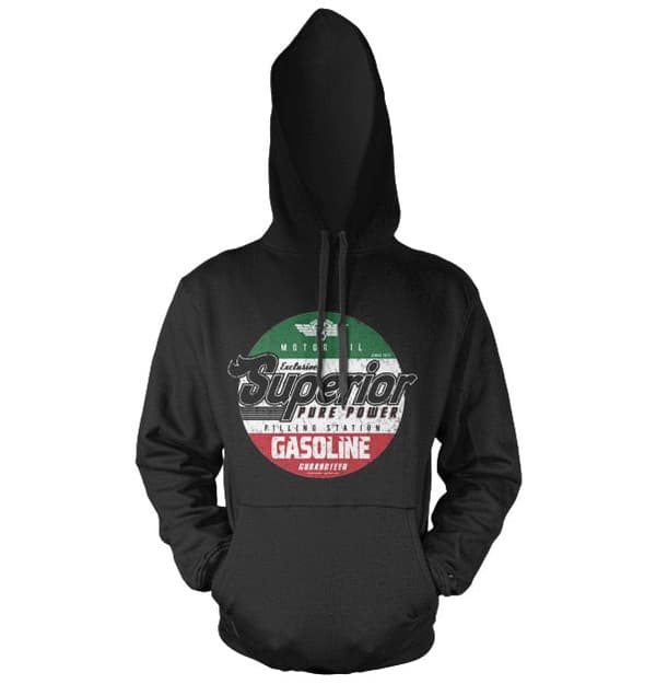 Superior Motor Oil Hoodie Black Medium