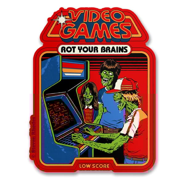 Steven Rhodes - Video Games Sticker | CDON