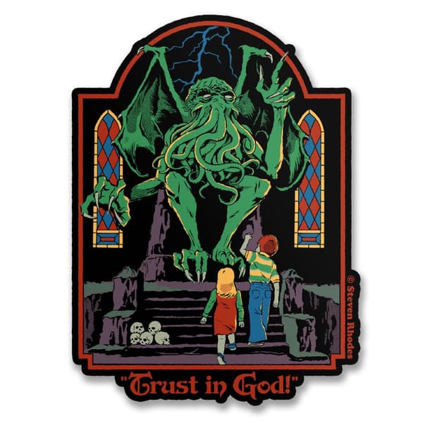 Steven Rhodes - Trust In God Sticker | CDON