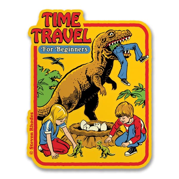Steven Rhodes - Time Travel For Beginners Sticker