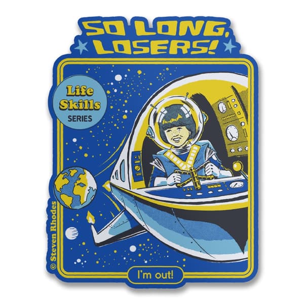 Steven Rhodes - So Long Losers Sticker