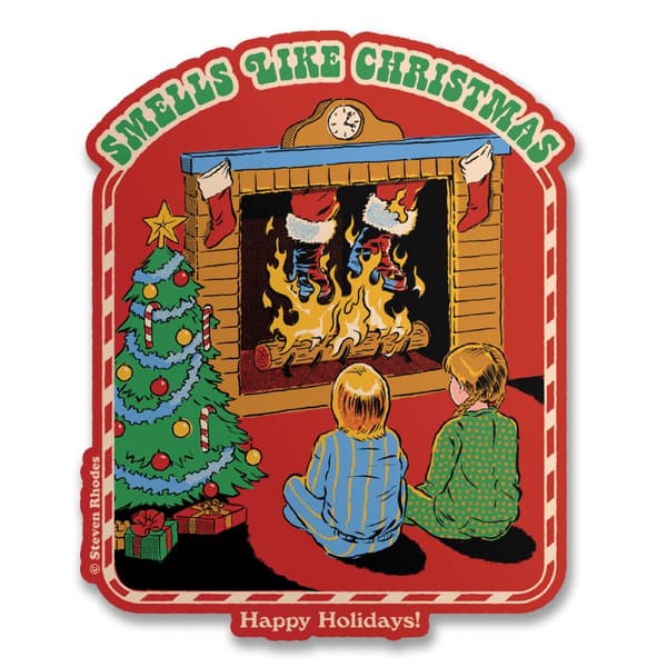 Steven Rhodes - Smells Like Christmas Sticker