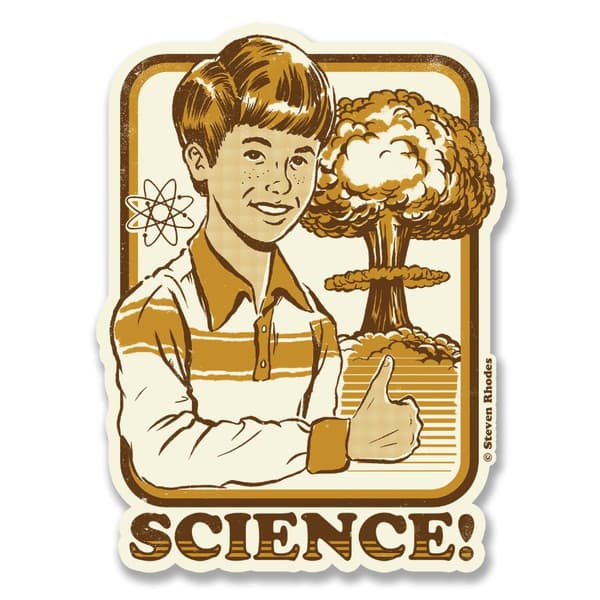 Steven Rhodes - SCIENCE! Sticker | CDON