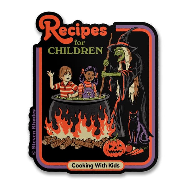 Steven Rhodes - Recipes For Children Sticker