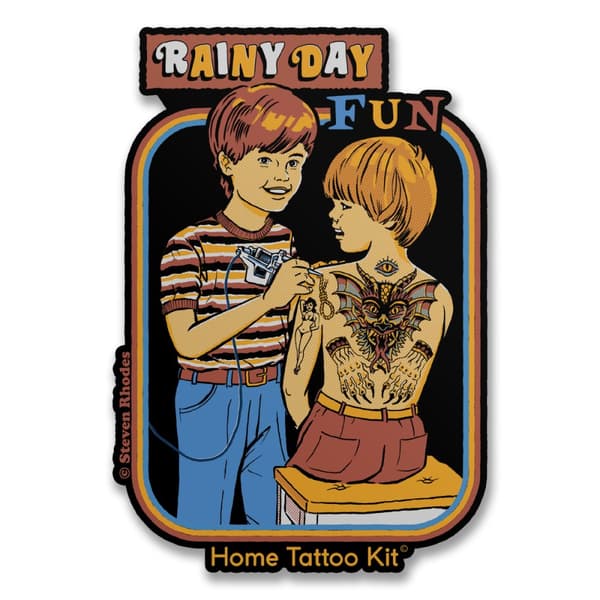Steven Rhodes - Rainy Day Fun Sticker