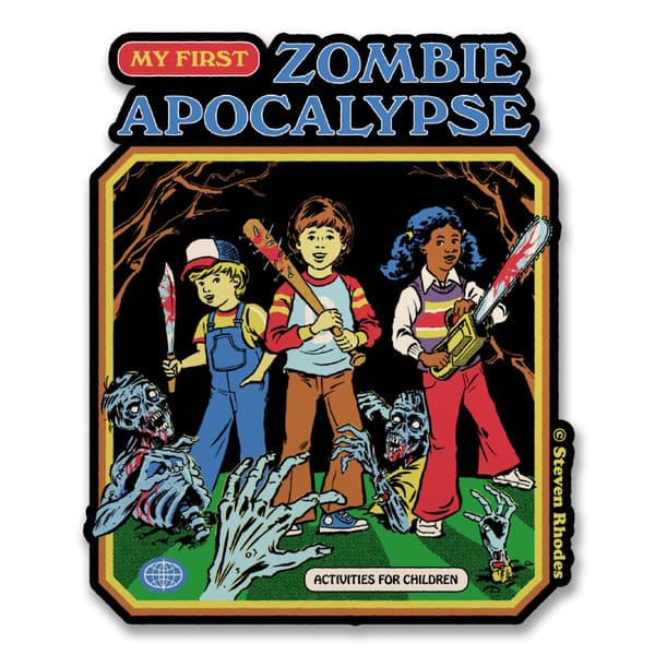 Steven Rhodes - My First Zombie Acopalypse Sticker