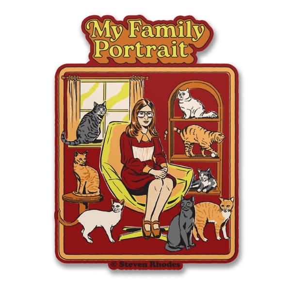 Steven Rhodes - My Family Portrait Sticker
