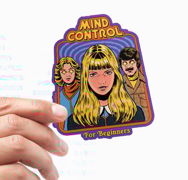 Steven Rhodes - Mind Control Sticker