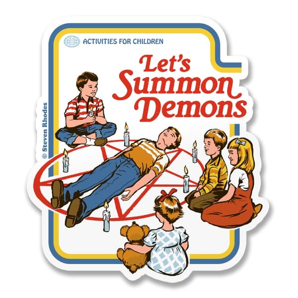 Steven Rhodes - Let's Summon Demons Sticker | CDON