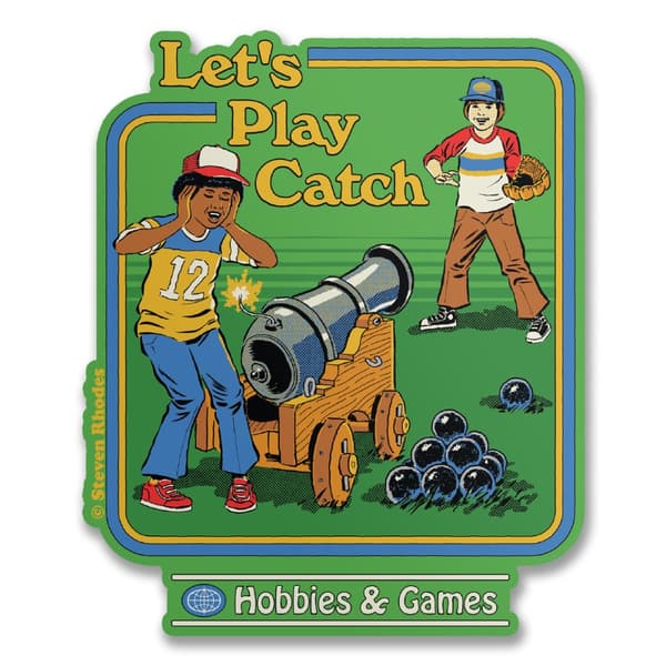 Steven Rhodes - Let's Play Catch Sticker