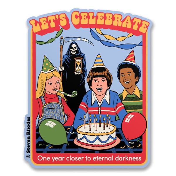 Steven Rhodes - Let's Celebrate Sticker