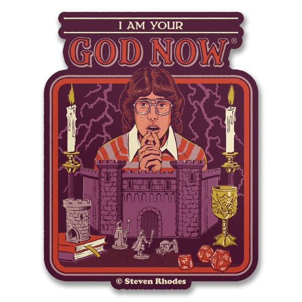 Steven Rhodes - I'm Your God Now Sticker