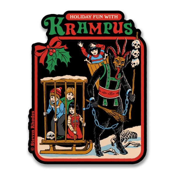 Steven Rhodes - Holiday Fun With Krampus Sticker