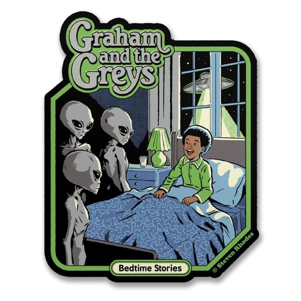 Steven Rhodes - Graham And The Greys Sticker