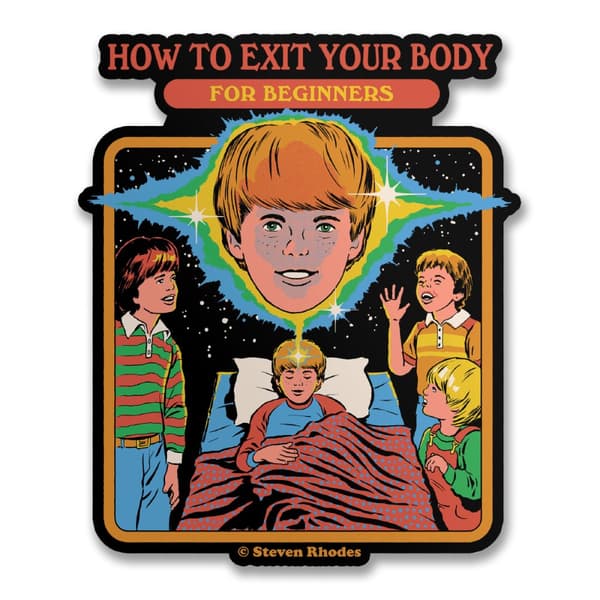 Steven Rhodes - Exit Your Body Sticker | CDON