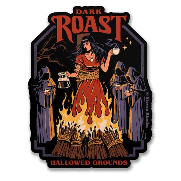 Steven Rhodes - Dark Roast Sticker