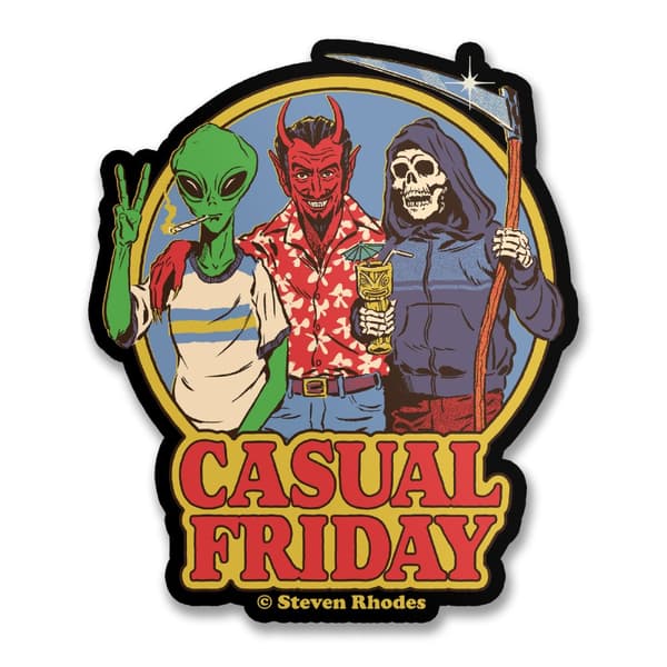 Steven Rhodes - Casual Friday Sticker | CDON
