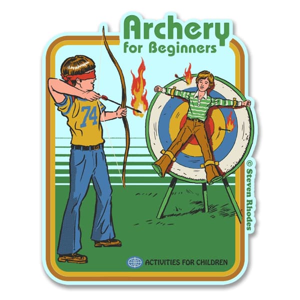 Steven Rhodes - Archery For Beginners Sticker