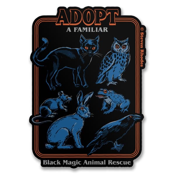 Steven Rhodes - Adopt A Familiar Sticker