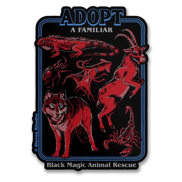 Steven Rhodes - Adopt A Familiar 3rd Edition Sticker