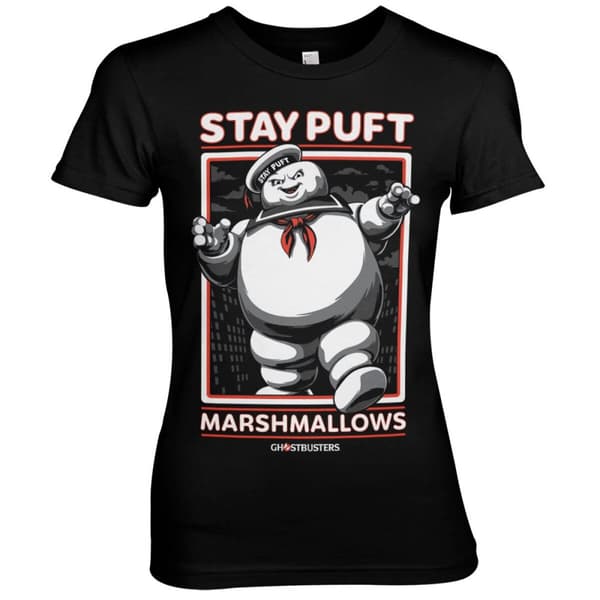Stay Puft Marshmallows Girly Tee Black XX-Large