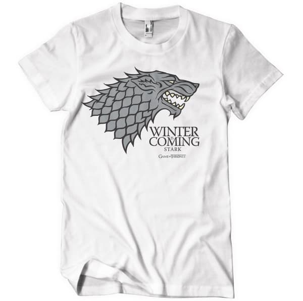 Stark Sigil T-Shirt White XX-Large
