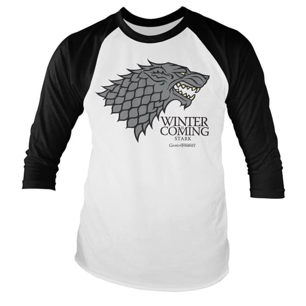 Stark Sigil Baseball Long Sleeve Tee Large