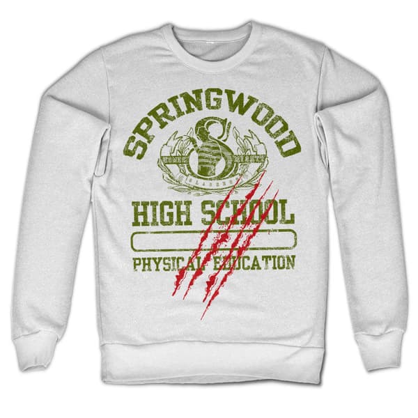 Springwood High School Sweatshirt White X-Large
