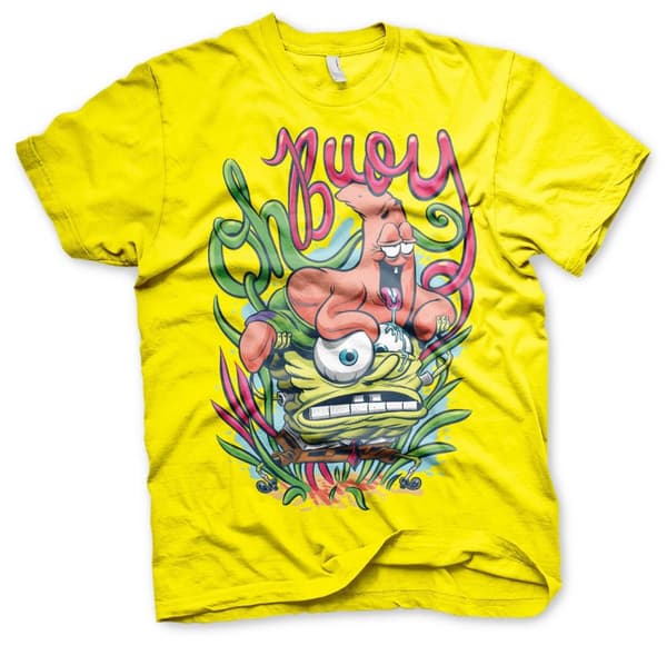 SpongeBob Oh Boy T-Shirt Yellow X-Large