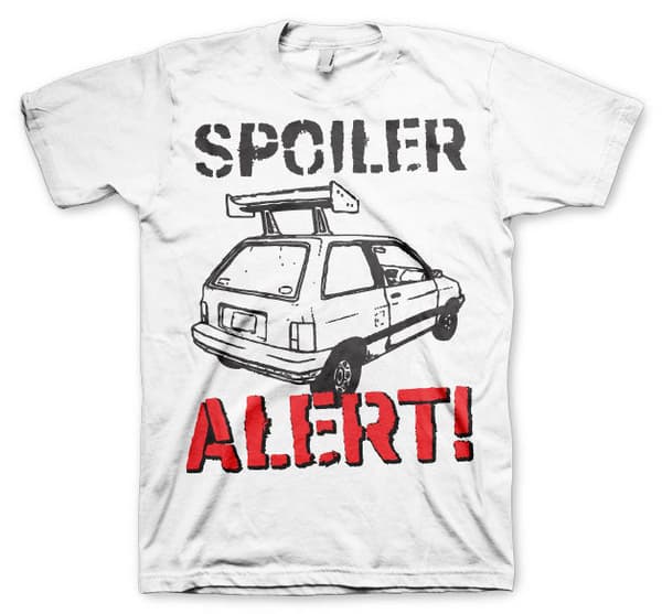Spoiler Alert T-Shirt White X-Large