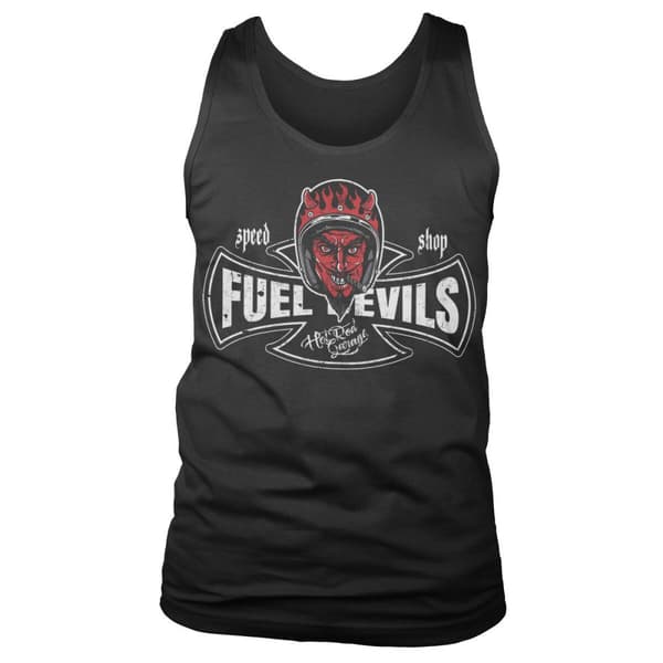 Smiling Devil Speed Shop Tank Top Black Small