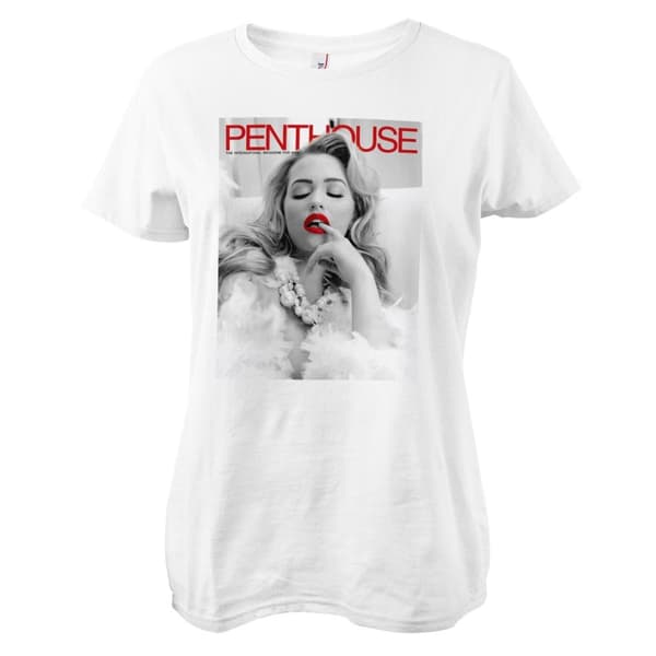 Penthouse October 2016 Cover Girly Tee White Medium