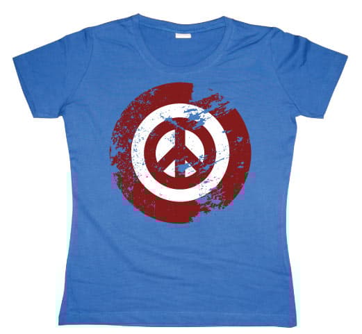 Peace Icon Grunge Girly T-shirt