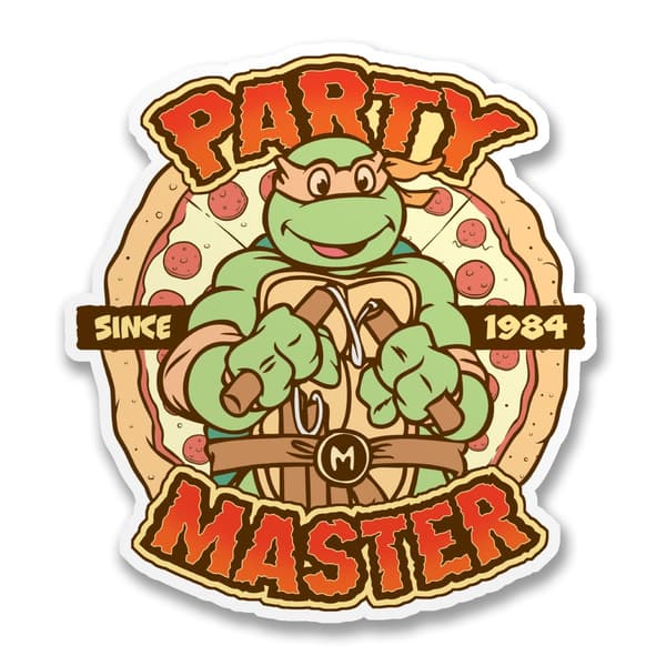 Party Master Since 1984 Sticker