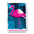 Miniatyrbild 1 av 2: Miami Vice Flamingo Sticker