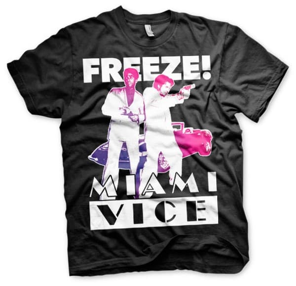 Miami Vice - Freeze T-Shirt Black Small