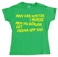 Miniatyrbild 6 av 6: Man Var Nykter I Morse... Girly T- shirt