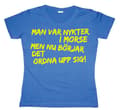 Miniatyrbild 1 av 6: Man Var Nykter I Morse... Girly T- shirt