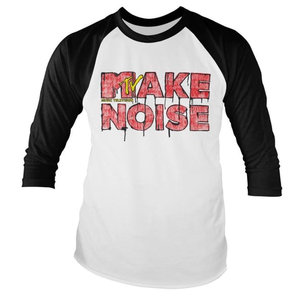 Make Noise - MTV Baseball Long Sleeve Tee X-Large