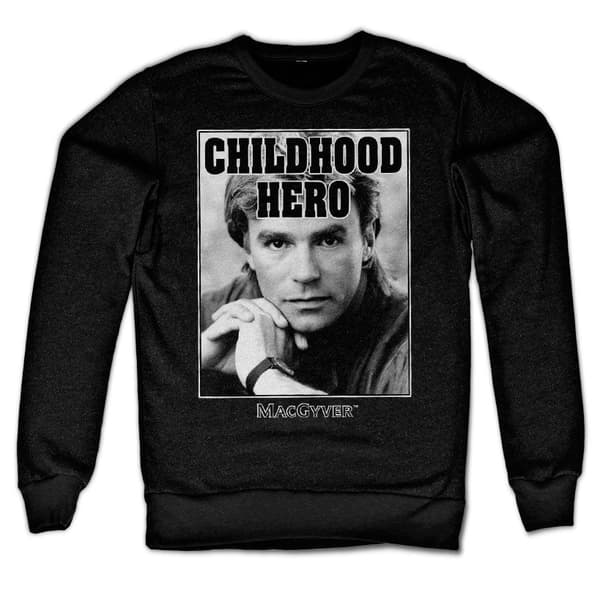Macgyver - Childhood Hero Sweatshirt Black XX-Large