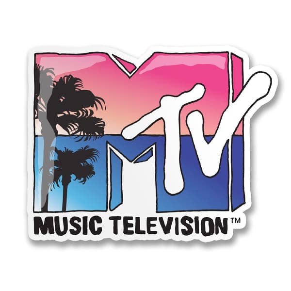 MTV Tropical Logo Sticker